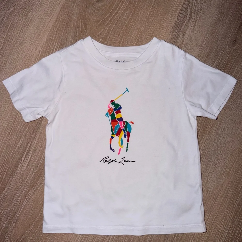 Polo Ralph Lauren Baby Boy Big Pony Cotton Tee & Fleece Short Set | Size 24M